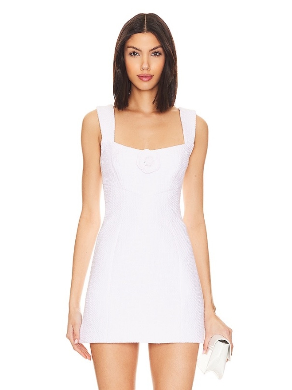 MAJORELLE Clemence Mini Dress in White
